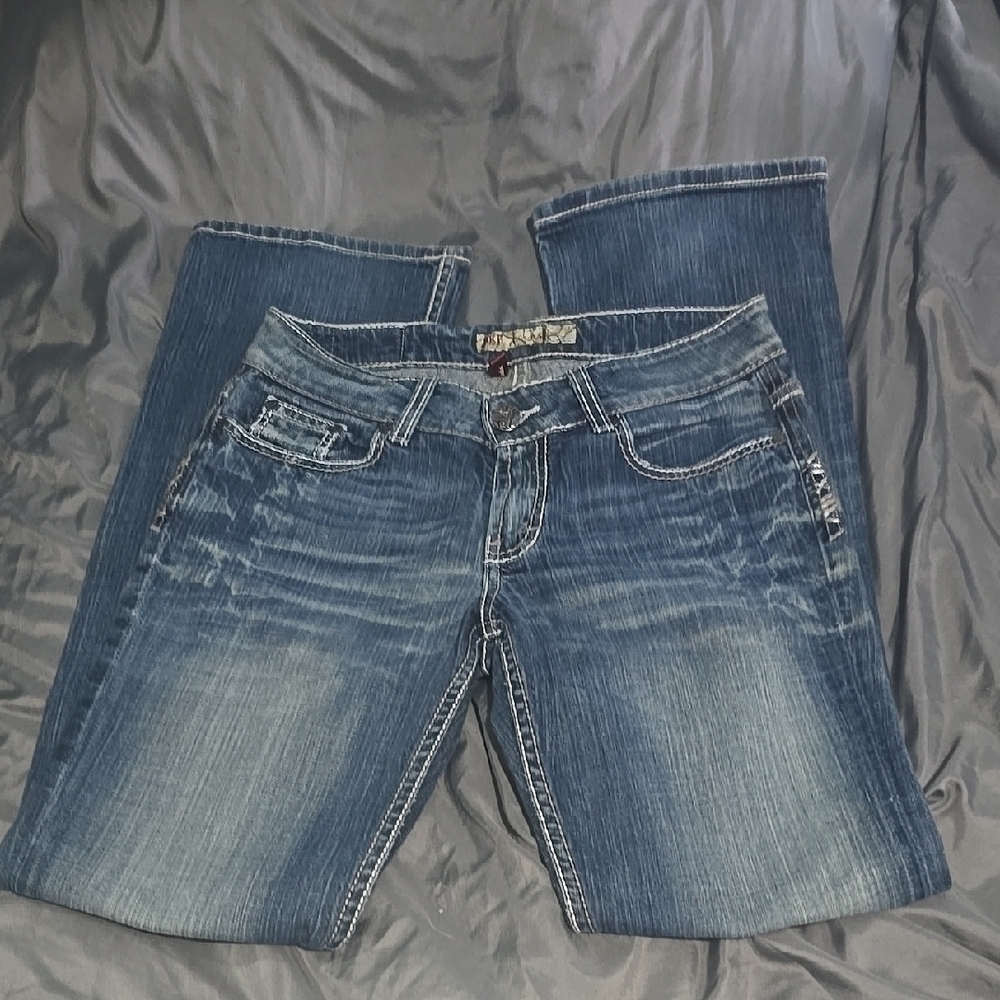 BKE Culture Stretch Jeans Size 29 X 33.5 Bling